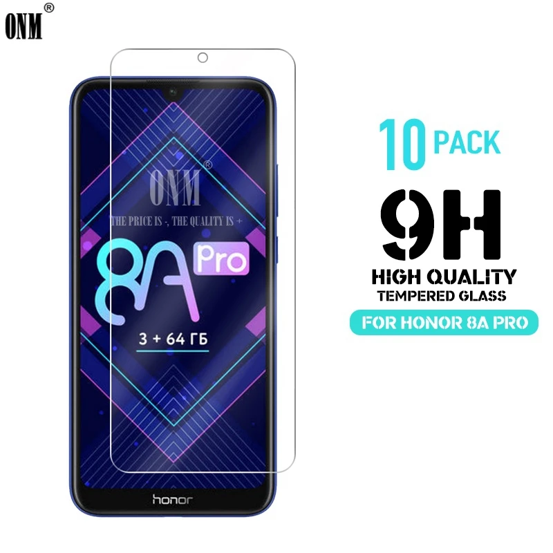 

10 pcs Tempered Glass For Huawei Honor 8A Pro Screen Protector Premium Tempered Glass For Huawei Honor 8A Pro Protective Film