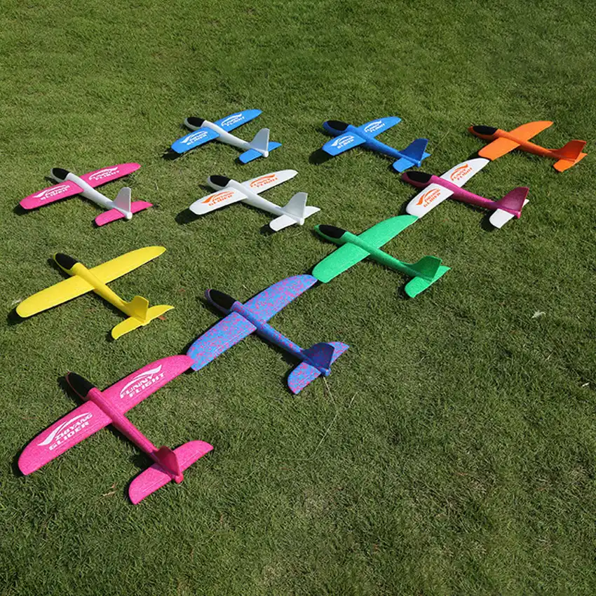 avion planeador espuma