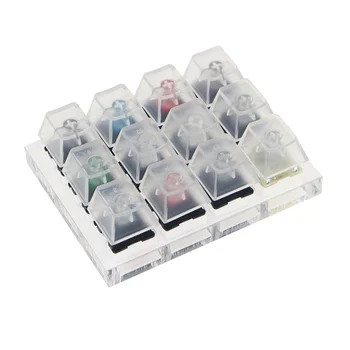 

Sampler 12 Keycaps Keyboard Tester Mini Translucent Mechanical Game Shaft PCB Simulate Portable For Cherry MX Switches