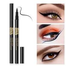 Горячая 1 шт. черный стойкий карандаш для глаз водонепроницаемый подводка для глаз пятнистая Косметическая жидкая Косметика для макияжа Гладкие инструменты для макияжа