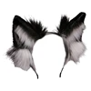 2022 New Faux Fur Wolf Ears Headband Realistic Furry Animal Hair Hoop Cosplay Costume ► Photo 2/6