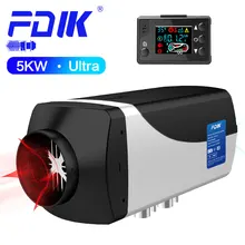FDIK 12V Air Diesel Heater 5kw Parking Heater Car Heater LCD Monitor with LCD Remote Control Suitable for Plateau use