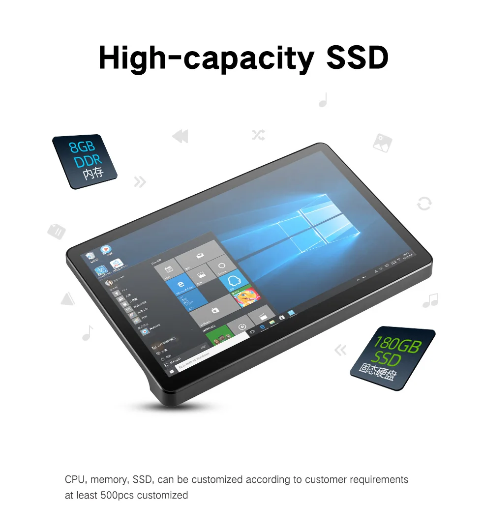 Pipo X15 планшетный ПК 8 Гб 180 ГБ SSD 11,6 дюймов 1920*1200 ips win10 WiFi HDMI Bluetooth