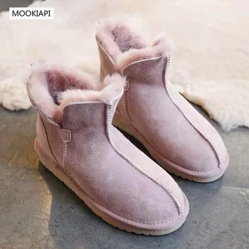 

Australia's top quality women's snow boots in 2019, real sheepskin, 100% natural wool, new women's shoes, six colors