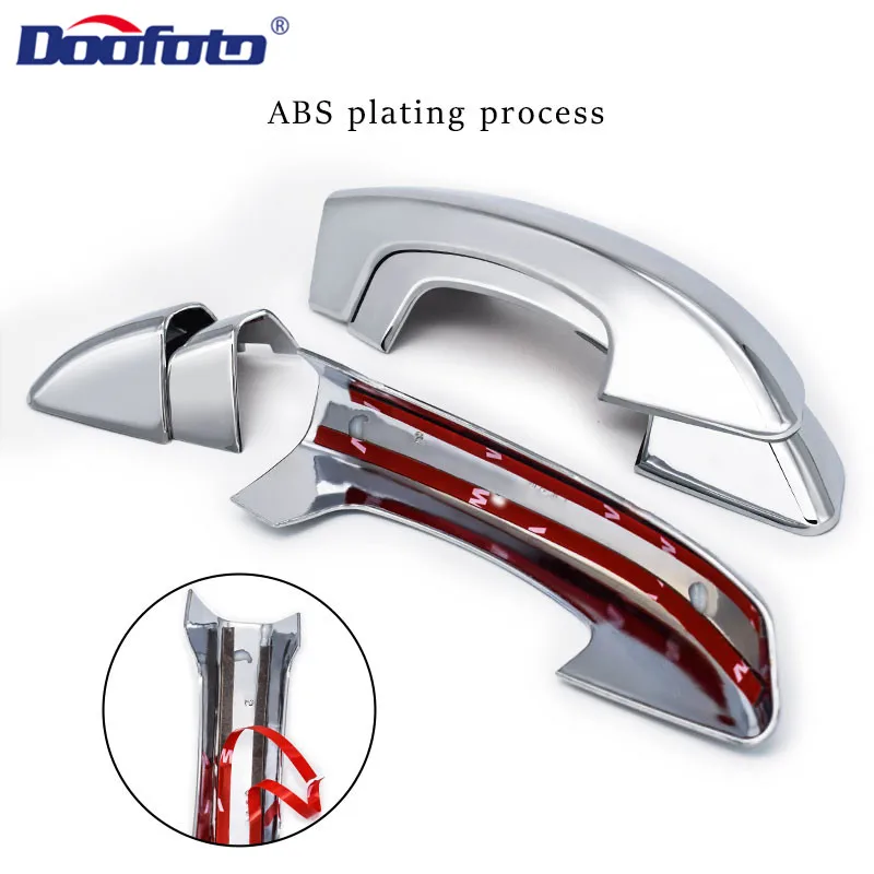 Doofoto 8x крышка ручки двери автомобиля для Volkswagen Polo Passat B8 B5 B6 Golf 4 5 6 7 Caddy Tiguan Skoda превосходные аксессуары для укладки