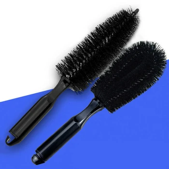 

New Car Wheel Brush Cleaning Brushes Auto Vehicle Washing Tool Nylon Bristle with Hanging Handle