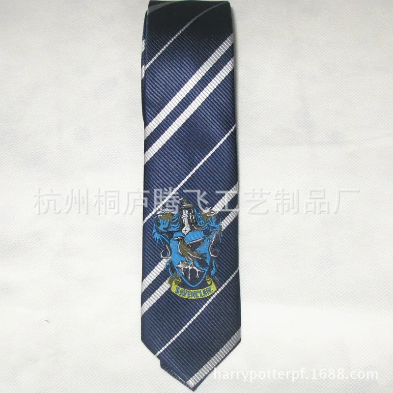 Гарри Поттер со значком галстук Гриффиндор Ravenclaw Hufflepuff колледж COS представление