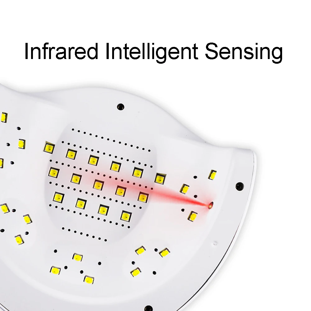 90 Вт умный зондирующий Светодиодный УФ-лак для ногтей, сушилка для геля, приуроченная фототерапия, машина, светодиодный Типсы для демонстрации лаков для ногтей, сушилка, приуроченная двойная