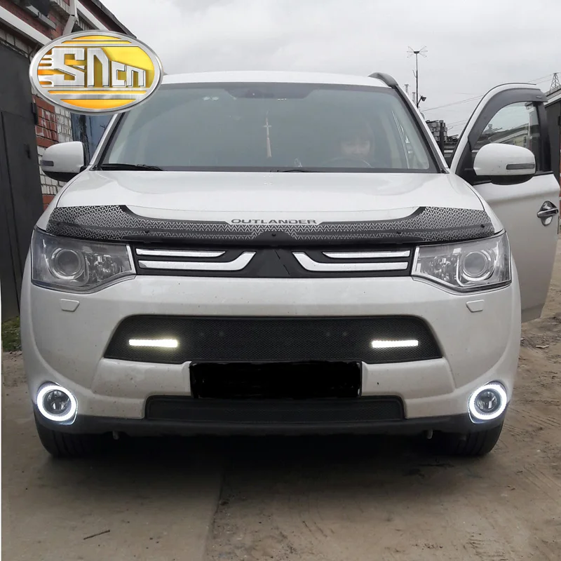 SNCN светодиодные дневные ходовые огни светильник для Mitsubishi Outlander 2013 2015