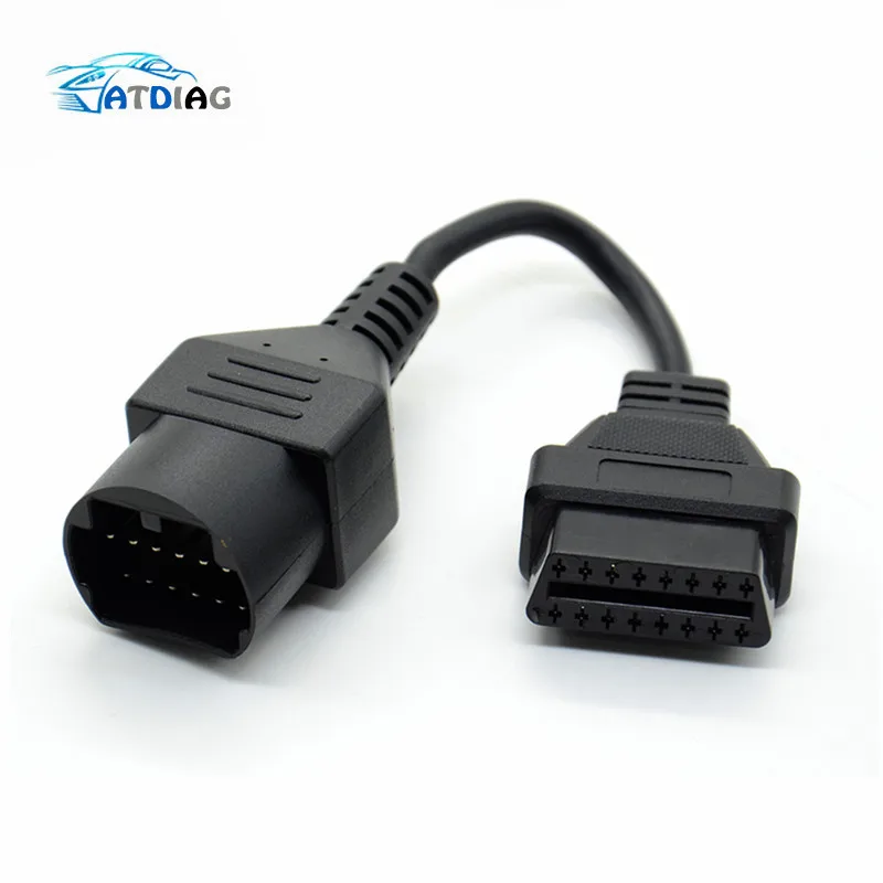 Для кабеля Maz da 17 Pin к OBD 2 II 16 контактный разъем диагностический инструмент 17pin 16pin
