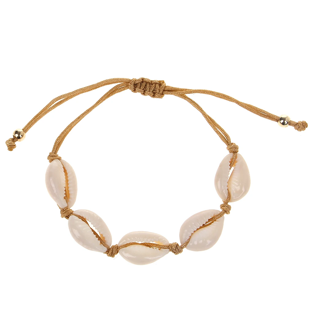 

Boho Natural Abalone Shell Friendship Bracelets Beach Seashell Women Jewelry