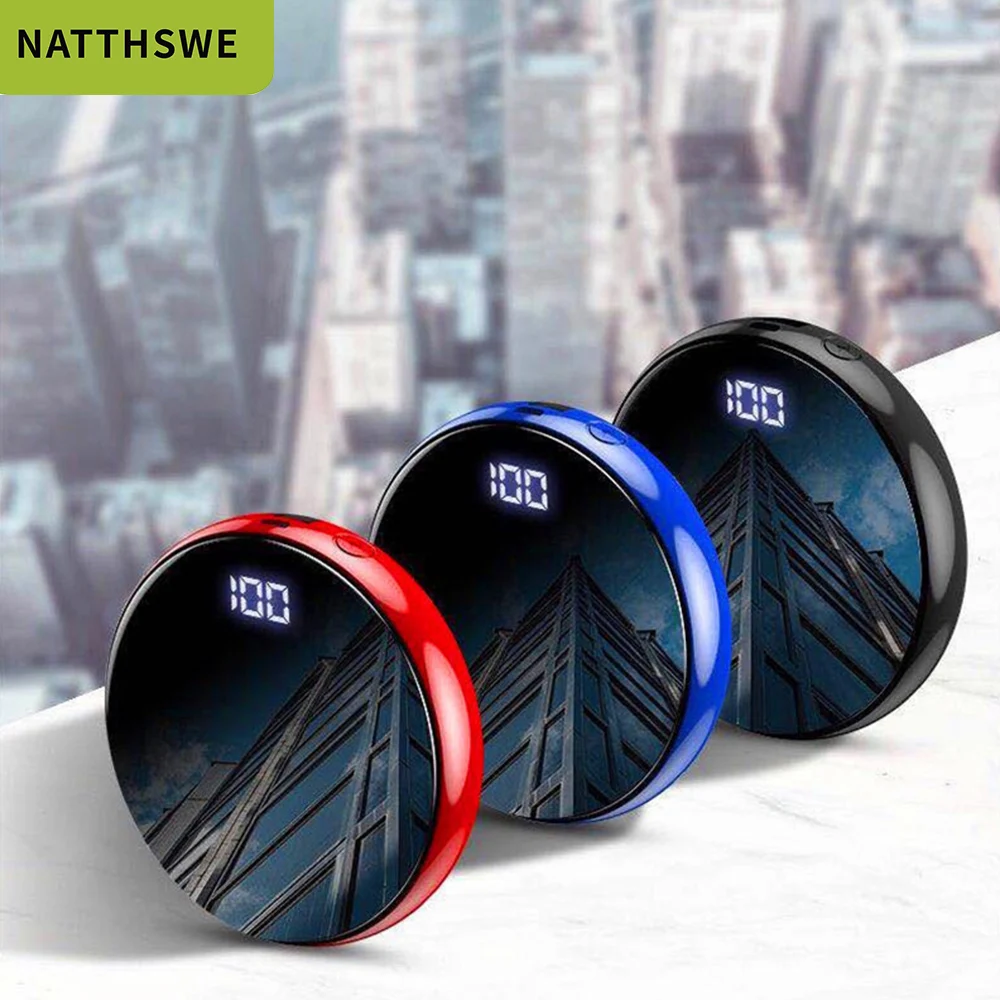 NATTHSWE 20000mAh Power Bank External Battery PoverBank Single USB Powerbank Portable phone Charger for xiaomi iphone huawei
