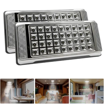 

2Pcs 12V Indoor Ceiling Car Lights Rv Spot Lights Yacht Lights Led Reading Lights for Rv, Yacht, Home, Camper Car