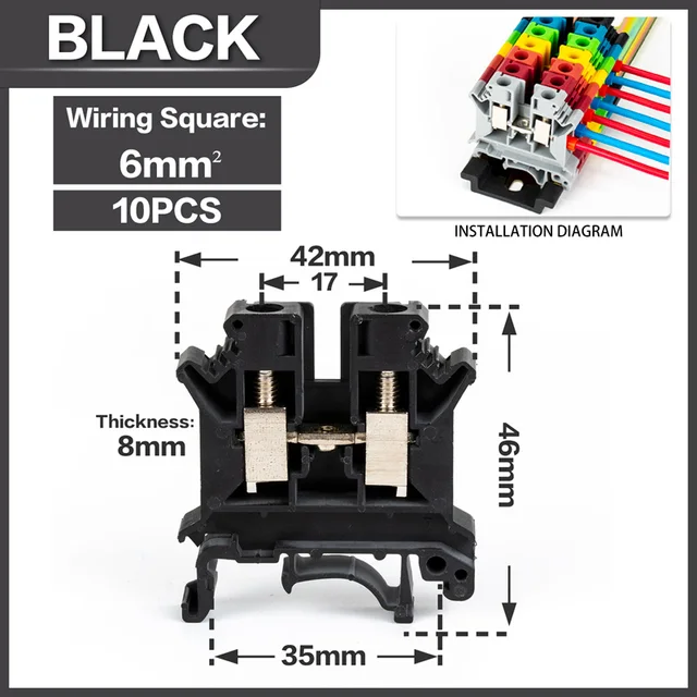 Black-10PCS