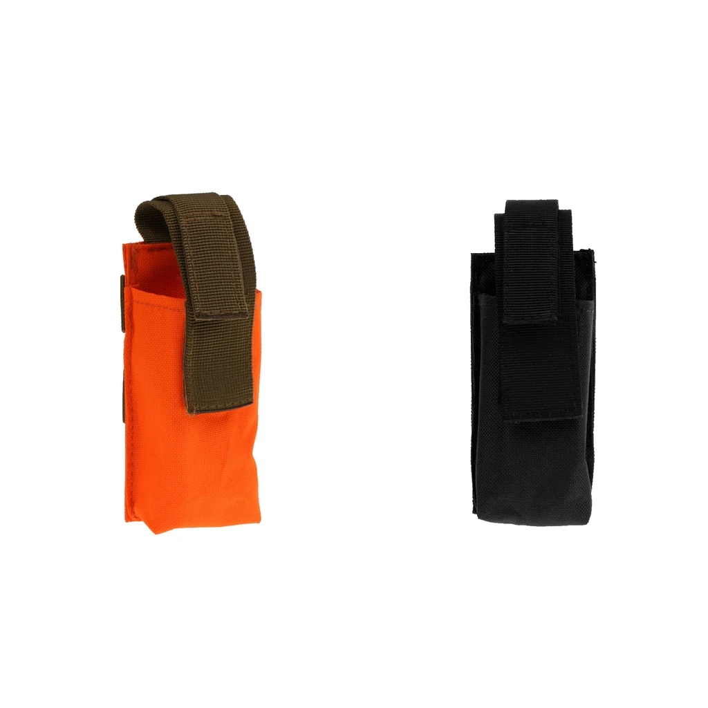 

2x Outdoor Hunting Military Tactical Tourniquet Pouch First Aid Molle Bags Orange Black