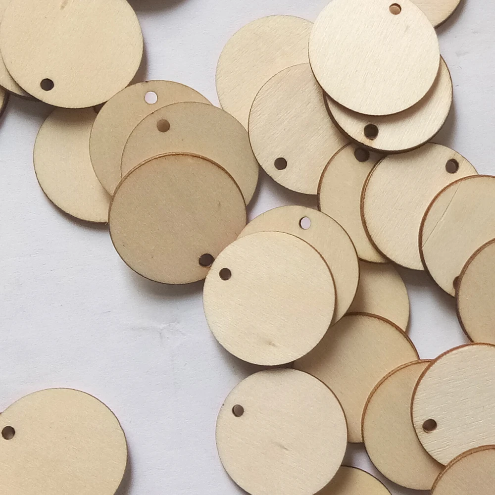 50 шт. DIY деревянные поделки Свадебные украшения реквизит деревянный вырез