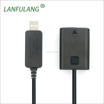 

5V USB Drive Cable Power For NP-FW50 NP FW50 Battery Dummy Battery for Sony NEX-F3 6 5R 5T 3 3N 5 5N C3 C5 7 A7 A7RII A7SII