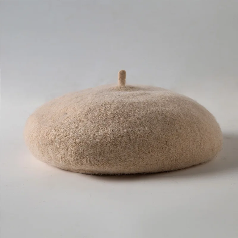 Beige Новинка, Ретро стиль, женский берет, Ретро стиль, женский берет, зима, весна, теплый, британский, шерсть, живописец, газетчик, шапки, модные, для девушек, восьмиугольная шапка - Цвет: Beige