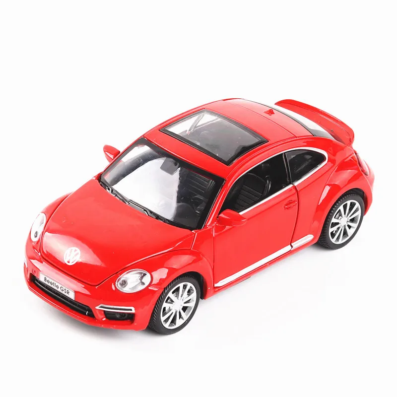 Модель автомобиля для Volkswagen Beetle GSR 1:32 оттяните назад Acousto-optic сплав литой уличный металлический бизнес-автомобиль модель детская игрушка