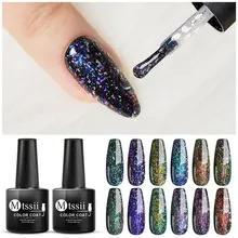 Mtssii hybrid varnishes 젤 네일 폴리시 세트 반짝이 플래티넘 페인팅 네일 아트 uv gellak top base primer for manicure(China)