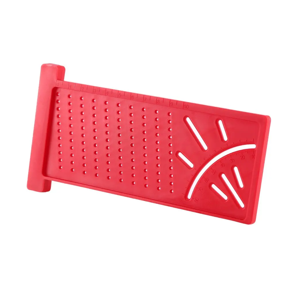 

Woodworking Scribe Mark Line Gauge T-type Ruler Hole Scribing Cross-out Ruler Measuring Gauging Carpenter Tool
