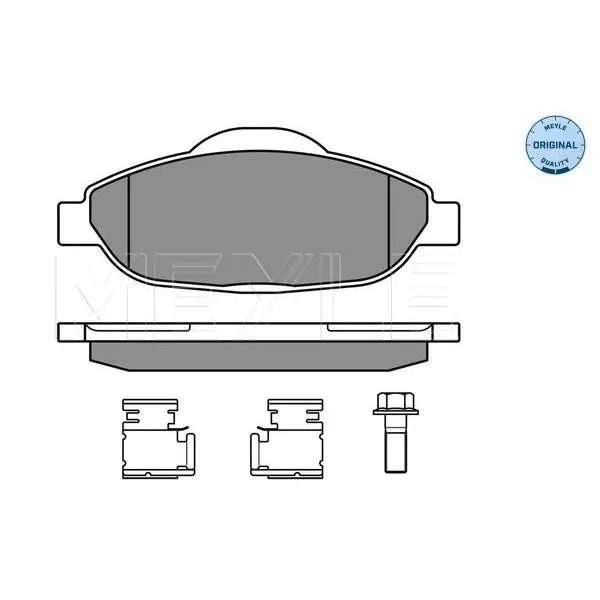 Колодки дисковые перед.Peugeot 308 1.4/1.6 07 MEYLE 025 246 6017