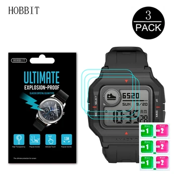 

3Pcs 5H Nano Explosion-proof Screen Protector For Huami AMAZFIT Neo smart Watch HD Clear Anti-Scratch LCD Film not glass A2001