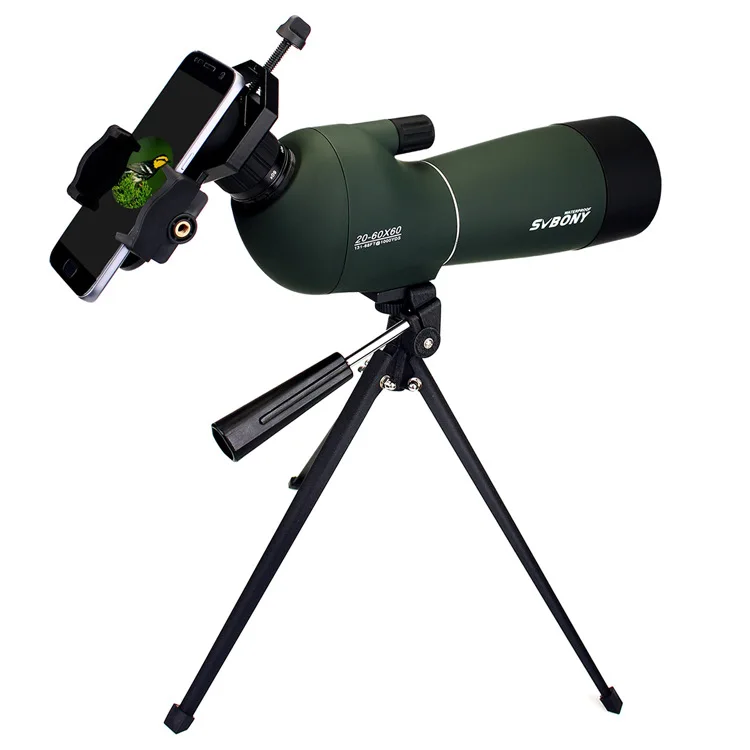 

Svbony SV-28 Spotting Scope Monocular Binoculars Target Mirror Zoom 20-60 Times Waterproof F9308