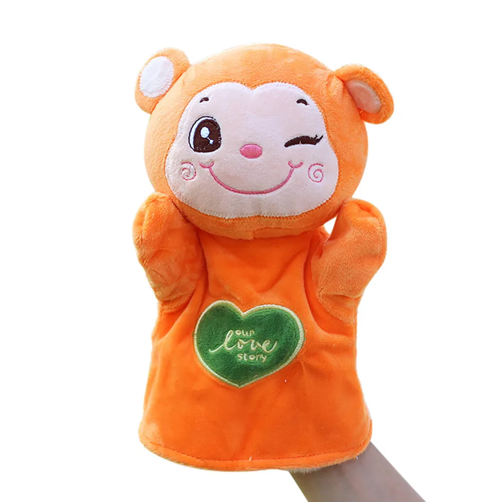 Kids Glove Hand Puppet Soft Plush Finger Toys Cute Cartoon Animal Doll
