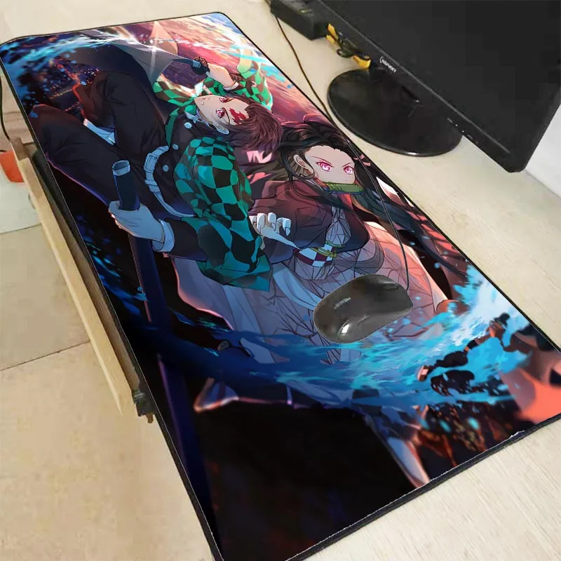 XGZ аниме демон убийца Kimetsu No Yaiba 70x30/90x40 см большой коврик для клавиатуры игровой