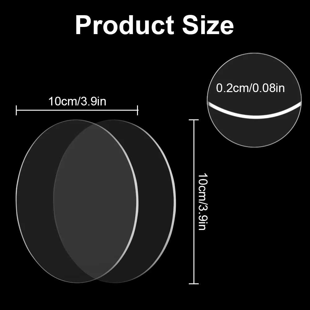 BUENTYA 10 stuks acrylplaten, transparante plexiglasplaten, 2 mm, acrylglas, plexiglas, acryl, bladeren, vierkant, rond, voor led-lichtbasis, borden, medailles, handwerk, doe-het-zelf BUENTYA 10 stuks acrylplaten, transparante plexiglasplaten, 2 mm, acrylglas, plexiglas, acryl, bladeren, vierkant, rond, voor led-lichtbasis, borden, medailles, handwerk, doe-het-zelf