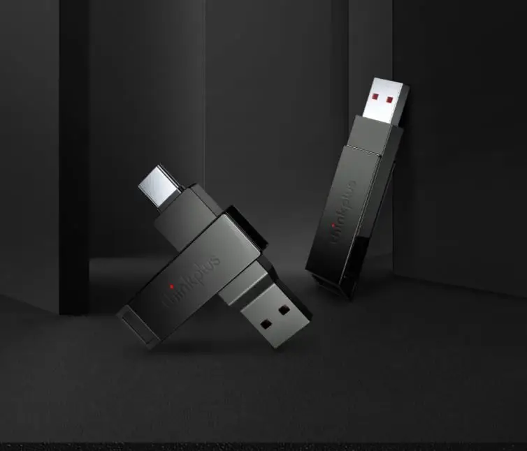 Xiaomi thinkplus USB3.1 Однопортовый тип-c двойной интерфейс u-диск флеш-накопитель вращение на 360 диск памяти 32G 64G 128G