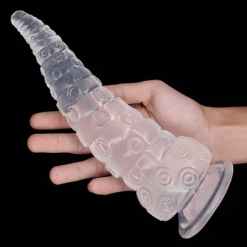360° Full Tentacles Transparent Octopus Anal Plug Annal 3 Size Anale Sex Toys For Women Strong Sucker 18+ Masturbators Anal Toy 1