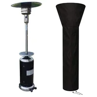 Patio Heater Cover Heavy Duty Waterproof Gas Pyramid Standup Outdoor Furniture Protector All-Purpose Covers With Zipper 2