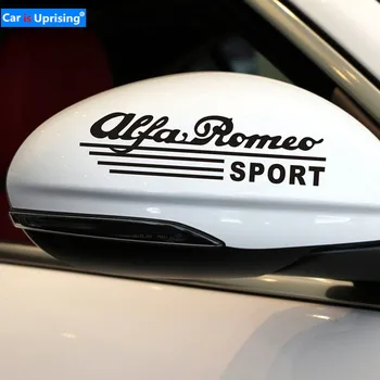

20 PCS Auto Rearview Mirror Decal Car Styling Sticker For Alfa Romeo Giulia Giulietta 159 156 MITO Stelvio 147 GT Accessories