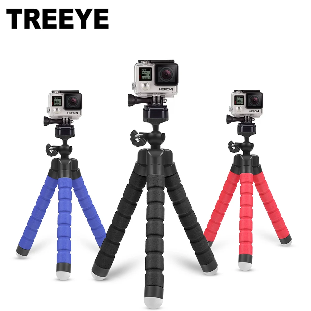 Soporte Gopro trípode pulpo Flexible soporte para cámara soporte para Selfie Monopod