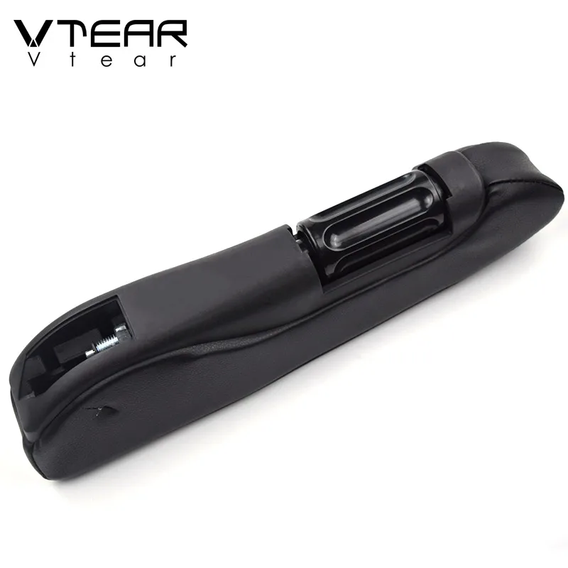 Vtear 트럭 범용 팔걸이 좌석 조정 가능한 자동차 센터 콘솔 팔걸이 상자 인테리어 액세서리 가죽 자동차 스타일링 부품