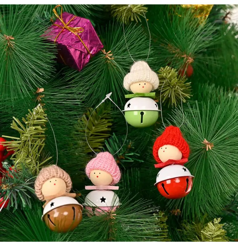 Bell Buckle Christmas 2022 Christmas Angel Doll Kitted Hat Cute Little Doll Bell Pendant Christmas  Tree Hanging Navidad Decor Ornaments New Year 2022 Gifts|Pendant & Drop  Ornaments| - Aliexpress
