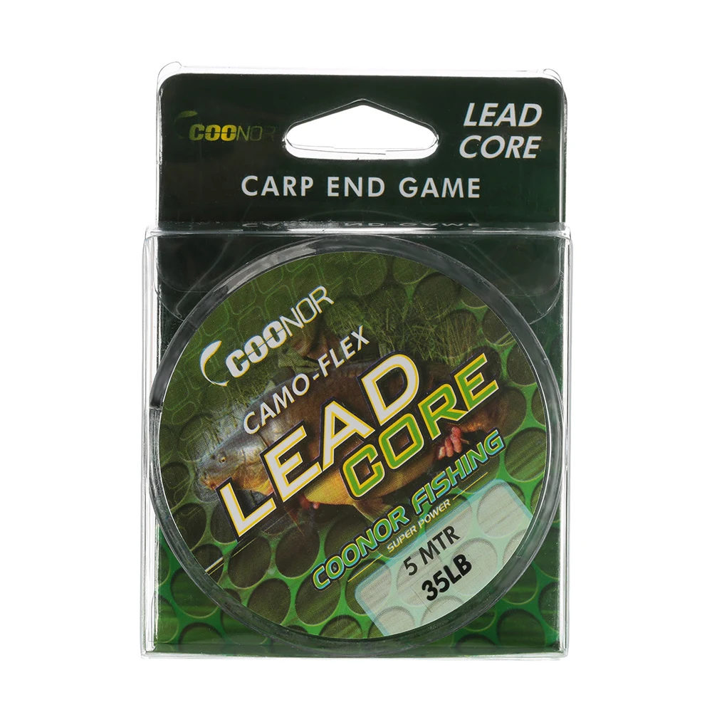 45lb 5 м Leadcore плетеная камуфляжная леска для ловли карпа рыболовные снасти