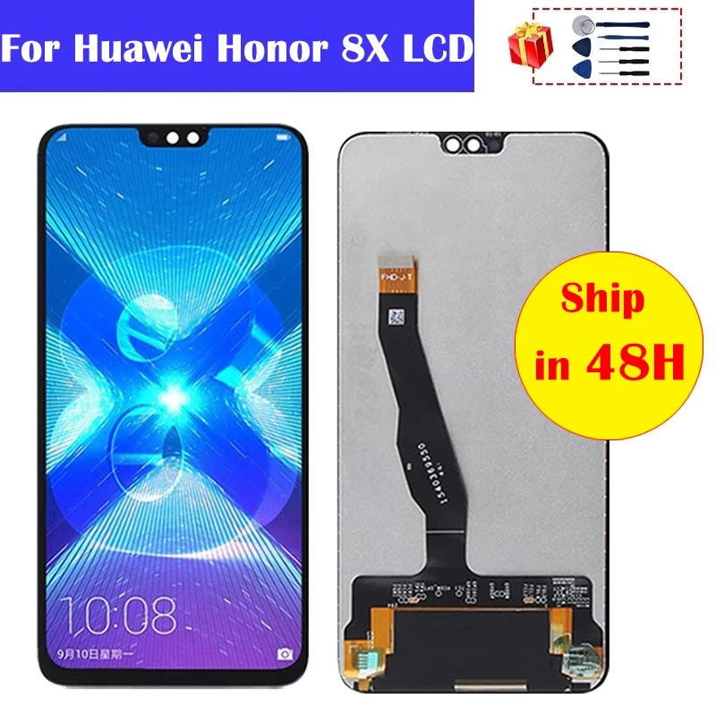 ЖК-дисплей 6 5 дюйма для Huawei Honor 8X сенсорный экран дигитайзер в сборе запасные