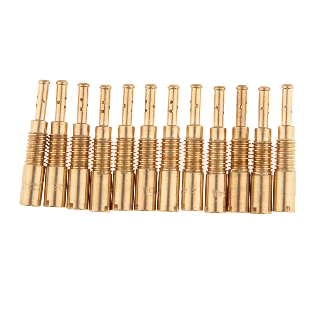 

12pcs Motorcycle Carburetor Slow Pilot Jet for Keihin Carb PZ19 PB16/18 /20
