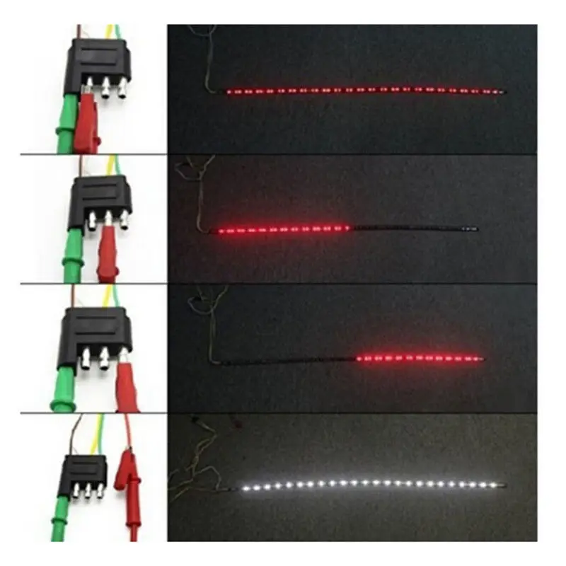 49 дюймов 72SMD светодиодный габаритный боковой габаритный светильник, индикаторная лампа, полоса для грузовика, прицепа, грузовика