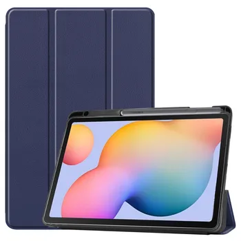 

For Samsung Galaxy Tab S6 Lite 10.4'' 2020 Case with Pencil Holder Sleep Wake Smart Cover for Samsung Tab S6 Lite P610 P615 Case