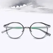 Reven Jate, модная оправа из сплава, оптическая стильная оправа для очков для женщин, оптические очки по рецепту, очки S22641