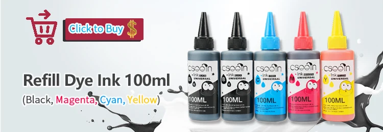 100ml refill Dye ink kit for HP 903 904 905 ink cartridge ciss for 