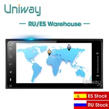 Uniway AHG7071 2G + 32G אנדרואיד 9.0 רכב dvd עבור טויוטה avensis hilux קאמרי ישן RAV4 רכב רדיו gps navigatrion(China)