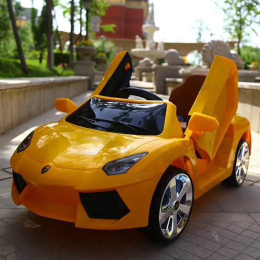 Детский электрический автомобиль с четырьмя колесами, игрушечный автомобиль с дистанционным управлением, детский автомобиль для езды на автомобиле, зарядка, качели с дистанционным управлением, Радиоуправляемый автомобиль для детей 1-8 лет - Цвет: doubledriveYL