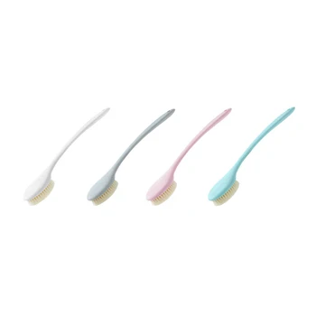 

Massage Health Exfoliating Shower Brush Plastic Long Handle Deep Clean Pore Bath Brush