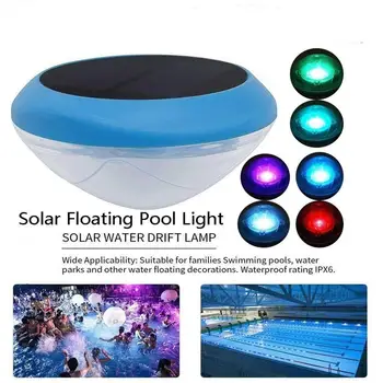 

Colorful Solar LED Floating Pool Light Water Float Lamp RGB Underwater Lights Garden Party Decoration Swimming Waterproof IP68