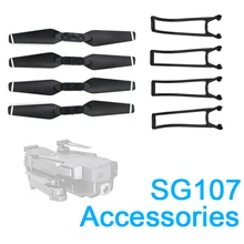 Zwn rc quadcopter sg107 hélice, peça de reposição para drone rc sg107, acessório de substituição de lâmina principal